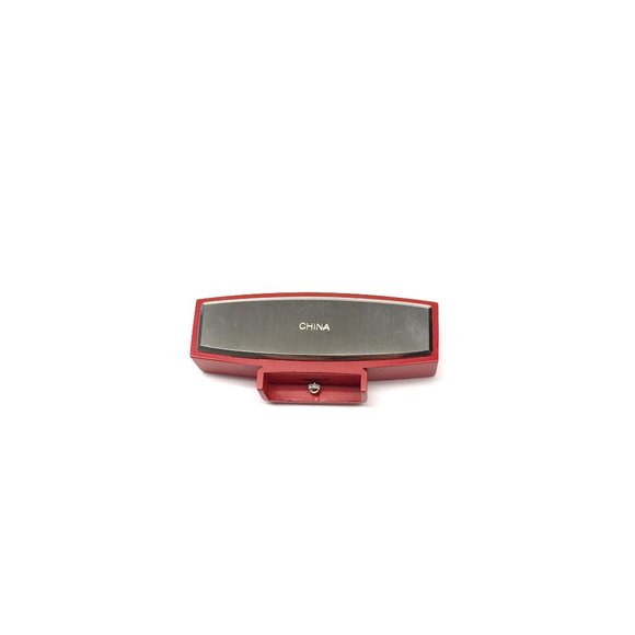 Miniature Red Mini Retro TV style clock, QUARTZ Japan Movement, La Brea, New - Picture 5 of 8